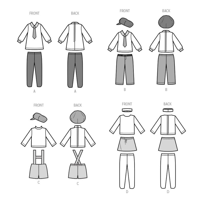 Simplicity Groovy 18"" Clothes Sewing Pattern Packet by Elaine Heigl Designs, Code S9768, for 18 Inch Dolls, Multicolor - Image 3